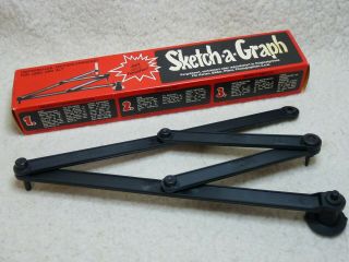 Vintage Sketch - A - Graph,  Pantograph.  Made In Finland.  With Good Box.  Not V/g