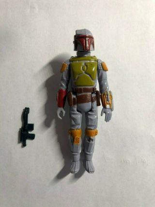 Star Wars Vintage Kenner Boba Fett Loose Statue With Gun Mail In Figure