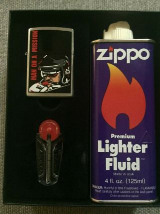 Zippo Lighter Gift Set Dale Earnhardt " Man On A Mission "