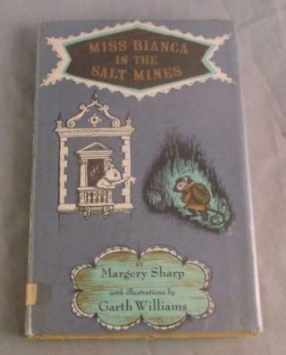 Miss Bianca In The Salt Mines By Margery Sharp 1966 Little,  Brown & Co.  Hc Dj