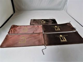 GROUP OF 5 VINTAGE DUNHILL LONDON PIPE BAGS SOCKS 2