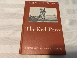 The Red Pony By John Steinbeck Illustrated 1966 Viking Press Hardcover Book