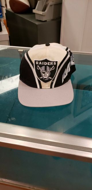 Vintage Oakland Raiders Snapback Hat Cap 90s Eastport