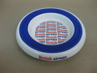 British Airways Vintage Ceramic Ashtray Made By Wade Aeronautica Advertising