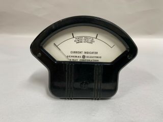 Vintage Ge General Electric X - Ray Current Indicator Panel Meter Gauge (a4)