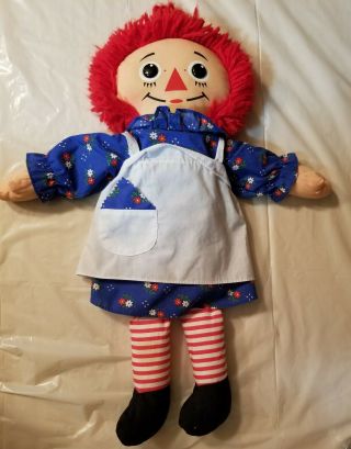 Vintage Raggedy Ann Doll Playskool 1987 I Love You Heart Knickerbocker Pants