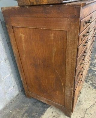 Vintage Flat File Cabinet for Blueprints,  Drawings,  Photos or Maps 2