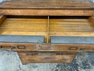Vintage Flat File Cabinet for Blueprints,  Drawings,  Photos or Maps 3