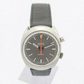 Vintage 1960s Omega Chronostop Geneve Cal.  865 - 35mm Stainless Watch 145.  009