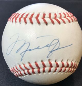 Michael Jordan Autographed Wilson Baseball Authenticated By Uda Upper Deck Auth