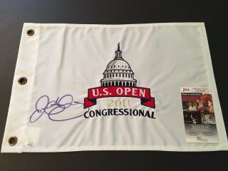 Rory Mcilroy Signed 2011 Us Open Flag (authentic Embroidered) Jsa