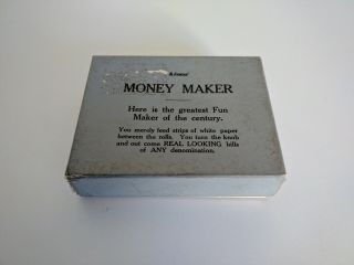 Vintage Adams Money Maker,  A But Complete & Fun Money Making Machine,