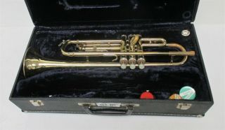 Conn 16b Vintage Student Trumpet Sn Gh921619 W/ Conn 7c Mp & Matching Case