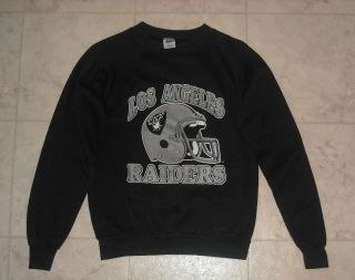 Los Angeles Raiders Sweatshirt Nfl Football Vintage 1980 