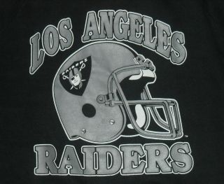 Los Angeles Raiders Sweatshirt NFL Football Vintage 1980 ' s LA Raiders Small 2
