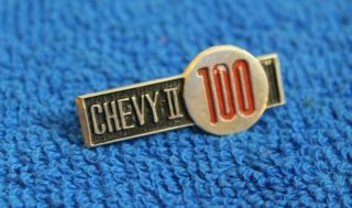 Vintage Chevy Ii 100 Hat Lapel Pin Accessory Badge Nova