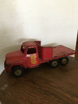 Vintage Buddy L Cattle Transport Truck (relisted Due To Bid Error)