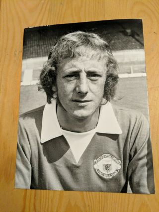 Vintage 1970s Martin Manchester United Fc Press Photo