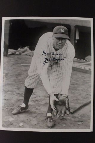 1927 York Yankees Joe Dugan (d.  82) Signed 8x10 Autograph Photo Jsa J14