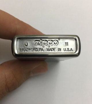 Vintage Zippo Lighter J 11 Limited Edition Winproof Dubai Made In Usa