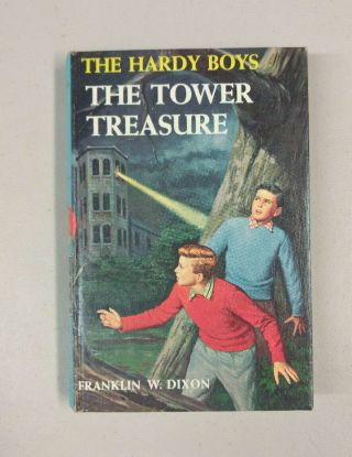 Vintage Childrens Book - The Hardy Boys - The Tower Treasure - Franklin W.  Dixon