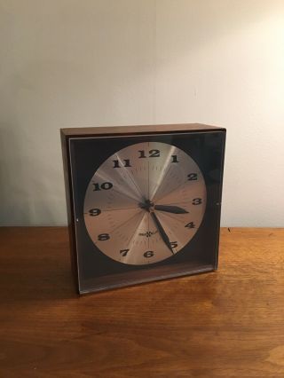 George Nelson For Howard Miller Rosewood Clock Mid Century Modern