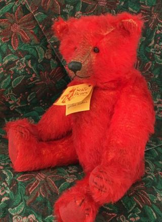 Mr.  Collin Cherish By Kathleen Wallace - - Ooak 10 " Rare Early Stier Bears C.  1996