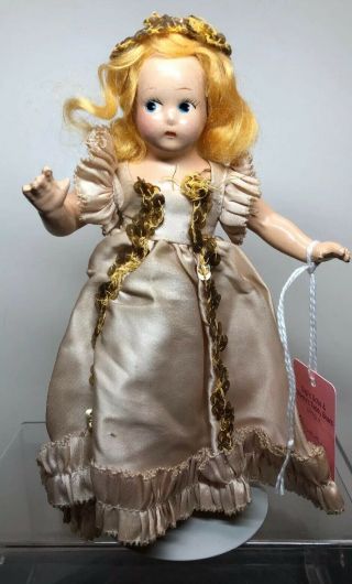 7” Antique Vintage Madame Alexander Tiny Betty Fairy Princess Compo Painted S