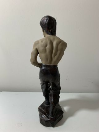Vintage Bruce Lee Kung Fu Mixed Martial Arts Collectible Figurine Statue 11” 3