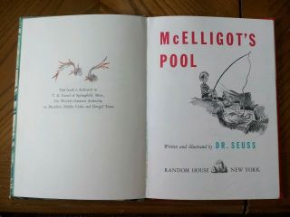 1947 Dr Suess Book/McElligot ' s Pool 3
