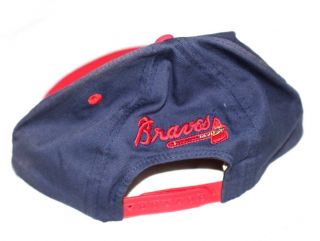Vintage 90s Atlanta Braves MLB Snapback Hat Cap Vtg 2