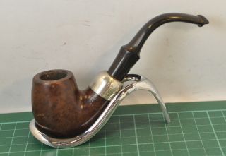 Vintage Great Looking/condition/grain Smooth 3/4 Bent " K&p Petersons " 317 Pipe.