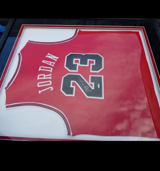Authentic,  Worn,  And Signed Michael Jordan Jersey