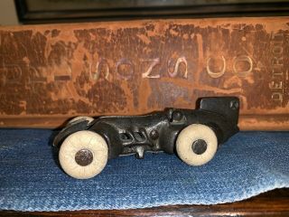 Vintage Hubley Cast Iron Rocket Racer Toy Car
