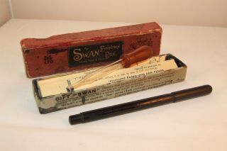 Antique Mabie Todd & Bard Swan Pen Fountain Pen - 3010 Brd Eyedropper - C1900