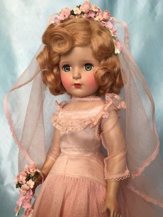 Madame Alexander Vintage 18” Pink Bride