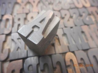 Printing Letterpress Printer Block Antique Page & Co Wood Alphabet