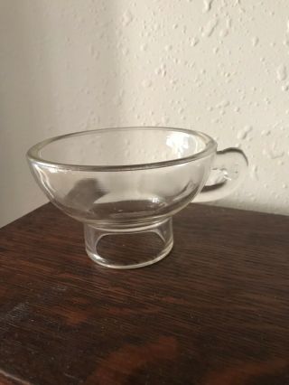 Vintage Clear,  Heavy Glass Depression Era Canning Funnel -