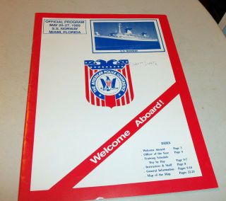 S S Norway Official Program May 20 - 27,  1989 - The American Police Conference