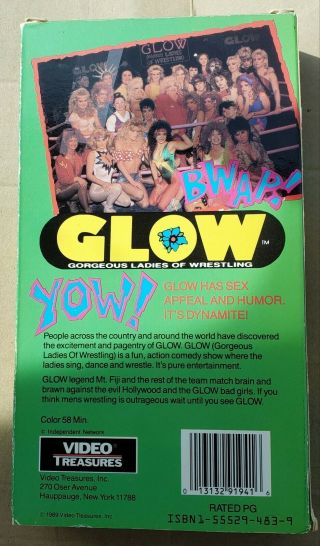 GLOW Gorgeous Ladies of Wrestling VHS Video Tape VINTAGE 1989 Best Of RARE 3