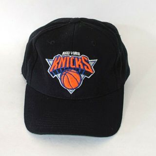 Vintage Sports Specialties York Ny Knicks Hat Cap Snapback Black Nba Wool