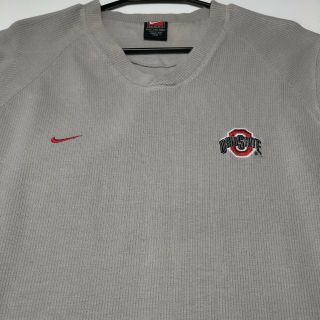 Ohio State Buckeyes Nike Men’s V Neck Sweater Vest Xxl Brown Red Thick