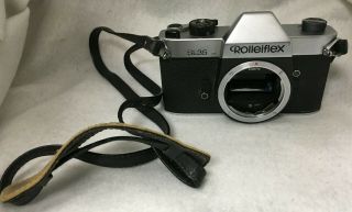Vintage Rolleiflex Sl 35 35mm Film Slr Camera Body W/ Strap / Repairs