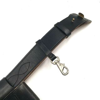Jay - Pee Size 36 Police Leather Belt Handcuff Mace Flashlight Holders Black VTG 3