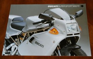 Ducati Ss900 Fe Leaflet Prospekt,  1998