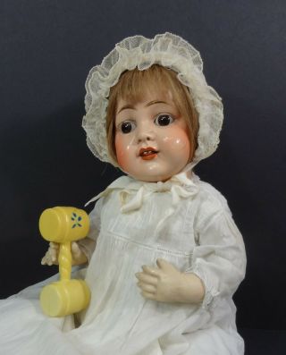 RARE Antique Composition Character Baby Doll by Bester Doll Company Inc 2