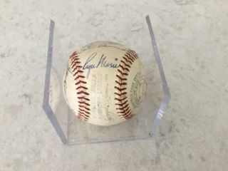 1961 York Yankees Ws Team Signed Reach Cronin Baseball Roger Maris Jsa Auto