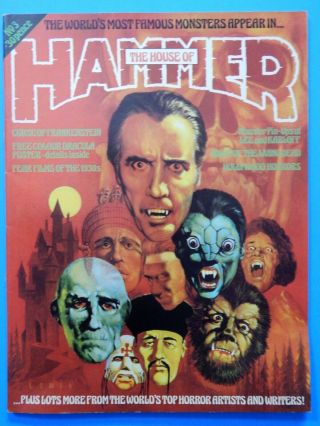 1976 The House Of Hammer 3 Vintage Horror Boris Karloff Christopher Lee Dracula