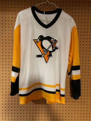 Vintage Pittsburgh Penguins Jersey Adult Medium Ccm Euc