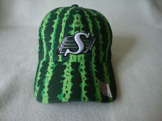 Cfl Football Saskatchewan Rough Riders Melon Hat - Adjustable